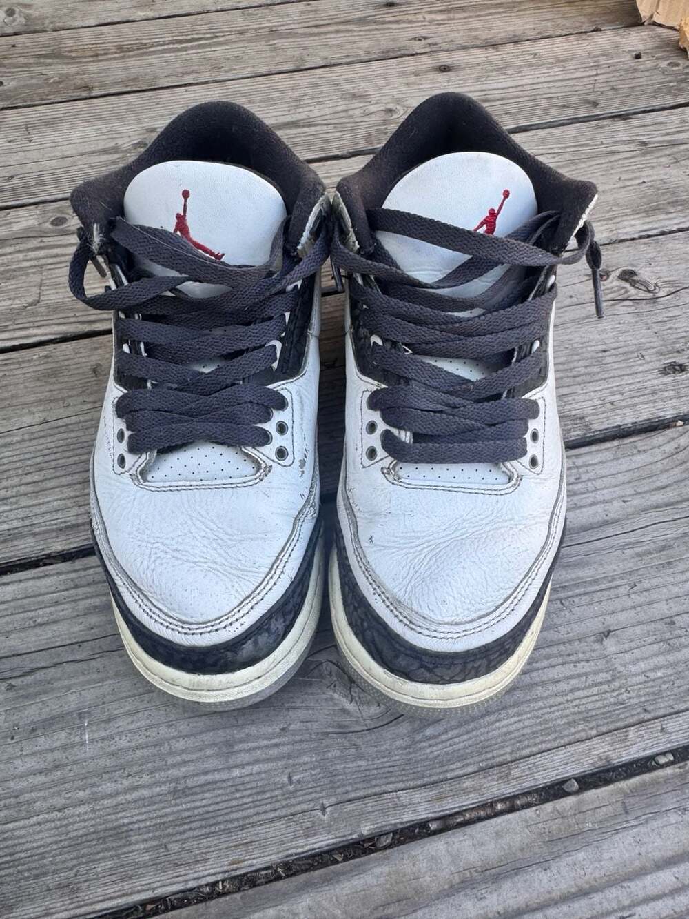 Air Jordan 3 Retro Cement Grey GS Size 7Y